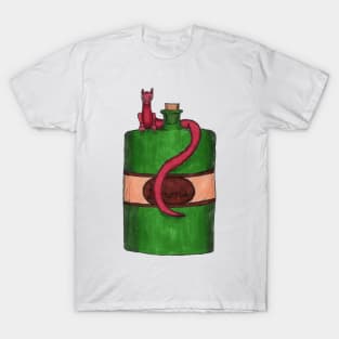 Pink and Green Potion Dragon T-Shirt